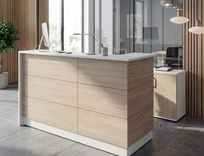 фото стойка ресепшн Steel №3