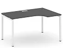 Стол рабочий эргономичный на П-образных опорах 40х40 (Левый/Правый)