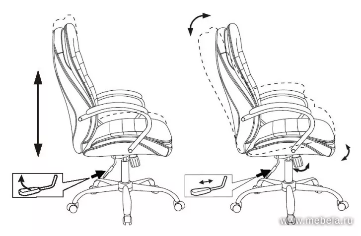 кресло T-9950SL Fabric