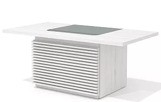 Стол руководителя с декор. траверсом