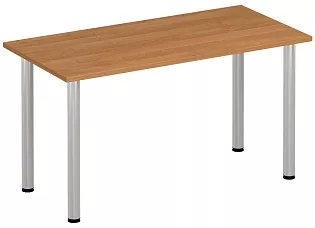 Стол письменный на хромированных опорах