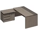 Стол руководителя с брифинг-приставкой боковой левый