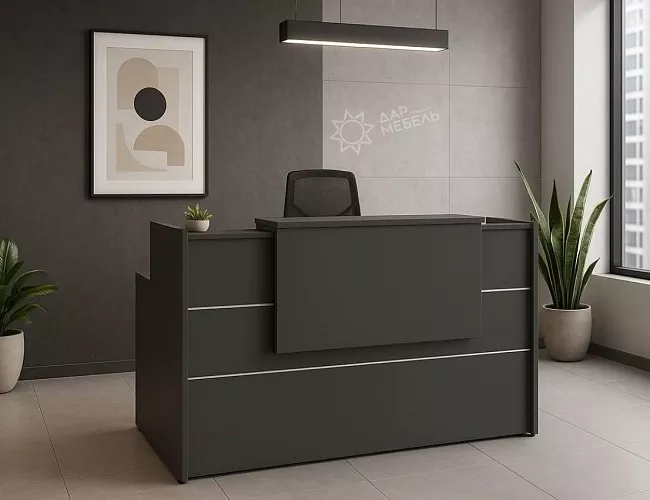 фото ресепшн Оникс Антрацит №3