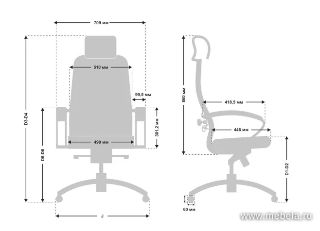 офисное кресло KL-2.04
