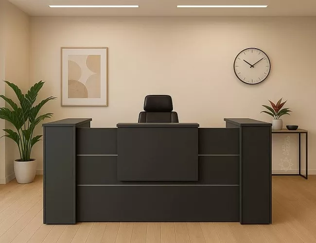 фото ресепшн Оникс Антрацит №2