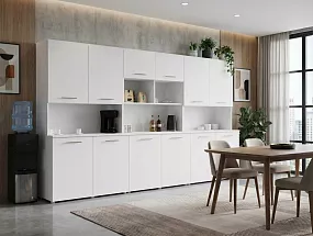 Мини-кухня Белый Бриллиант