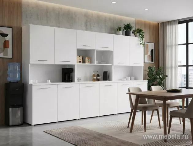 Мини-кухня Белый Бриллиант