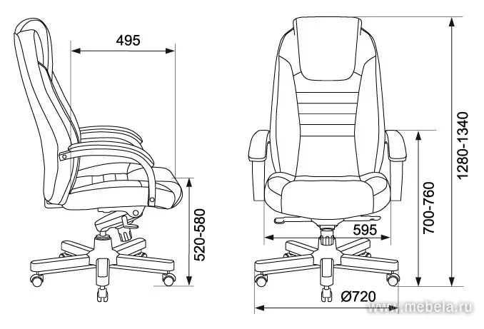 кресло T-9923 Walnut