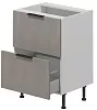 Шкаф кухонный напольный (2 ящика)