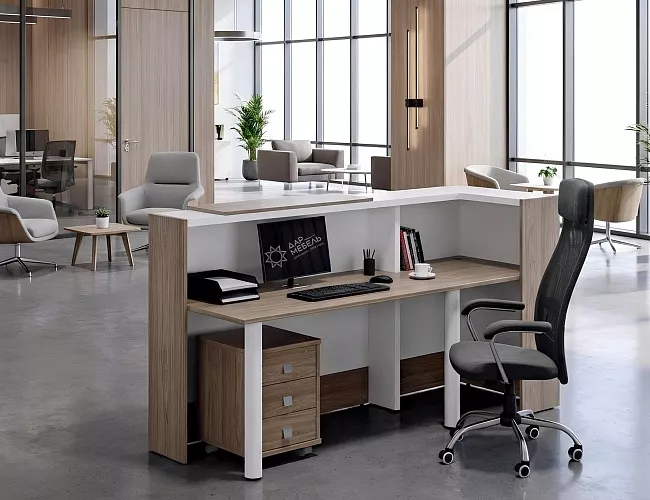 фото стойка ресепшн Стайл Вяз №4