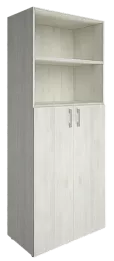 Офисный шкаф полуоткрытый
