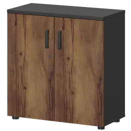 Офисный шкаф для документов низкий закрытый