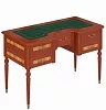 Стол секретаря 5 ящ. (кожаный бювар)