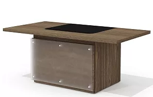 Стол руководителя с декор. траверсом