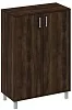 Офисный шкаф средний, широкий, глухие двери без замка