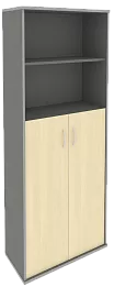 Офисный шкаф полуоткрытый