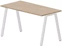 Стол рабочий на металлокаркасе (А-опоры / меламиновый аутлет)
