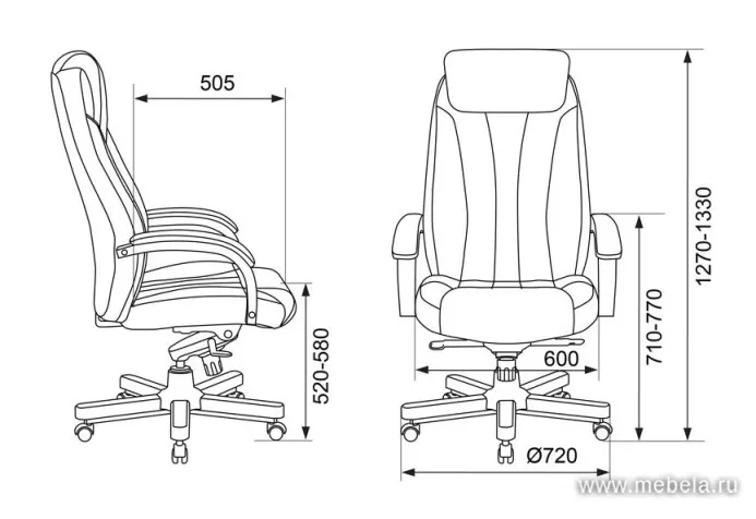 кресло T-9922 Walnut