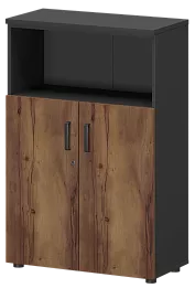 Офисный шкаф для документов полузакрытый