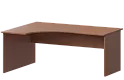 Письменный стол криволинейный, левый