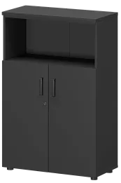 Офисный шкаф для документов полузакрытый