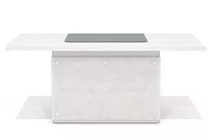 Стол руководителя с декор. траверсом