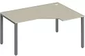 Стол эргономичный Trend на П-образном металлокаркасе, правый
