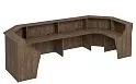 Стойка ресепшн П-образная с вырезом