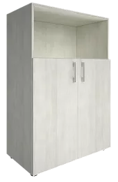 Офисный шкаф средний полузакрытый