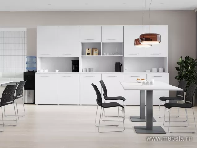 Мини-кухня Белый Бриллиант