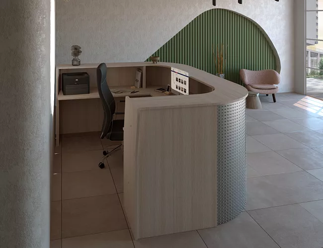 фото стойка ресепшн Эдем + №5