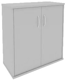 Офисный шкаф низкий широкий (2 низкие двери ЛДСП)