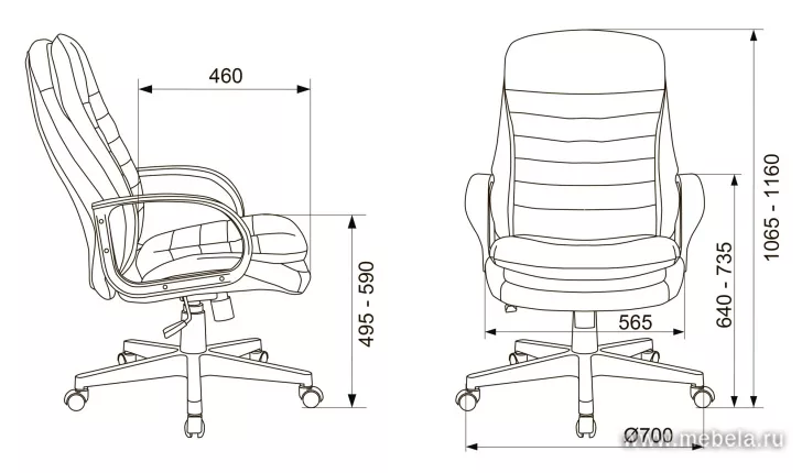 кресло T-9950PL