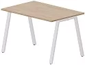 Стол рабочий на металлокаркасе (А-опоры / меламиновый аутлет)