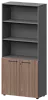 Офисный шкаф высокий полузакрытый