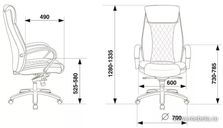 кресло T-9924SL
