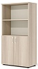 Офисный шкаф комбинированный, средний