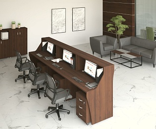 фото стойка ресепшн Комфорт  №2