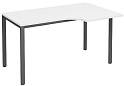 Стол письменный на П-образном металлокаркасе (правый)