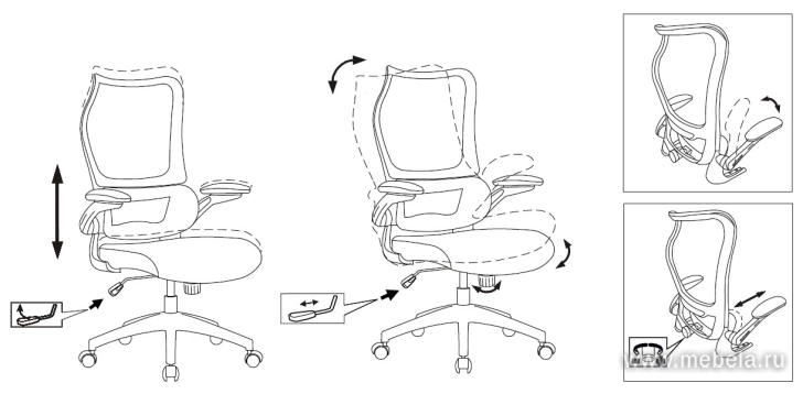 кресло Sigma-1 Black