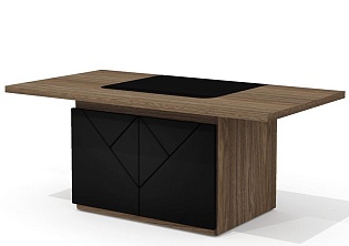 Стол руководителя с декор. траверсом