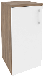 Офисный шкаф низкий узкий лев./прав. (1 низкий фасад ЛДСП)