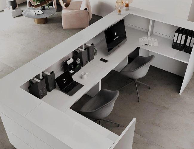 фото ресепшн Steel White №3