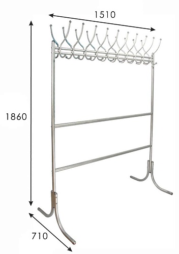 фото Вешалка общественная М 12 №3