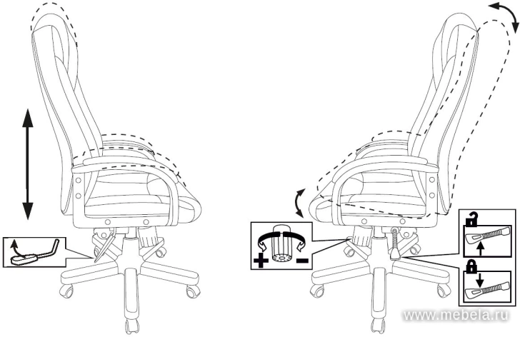кресло T-9932 Walnut