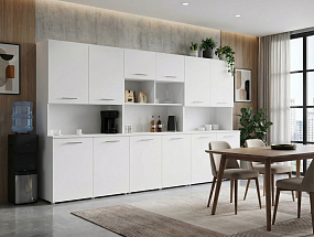 Мини-кухня Белый Бриллиант