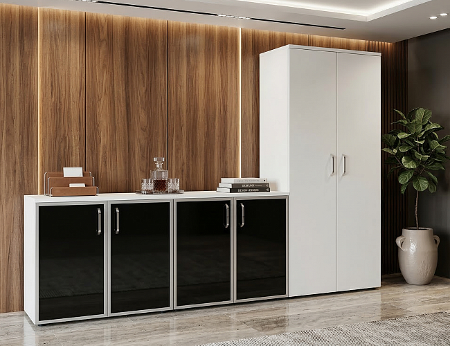 фото кабинет Оникс-О Люкс Белый №3