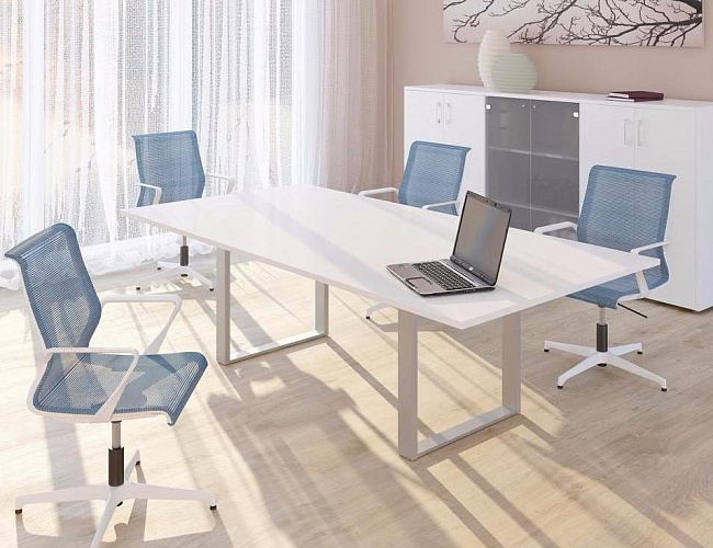 фото столы Virtus White