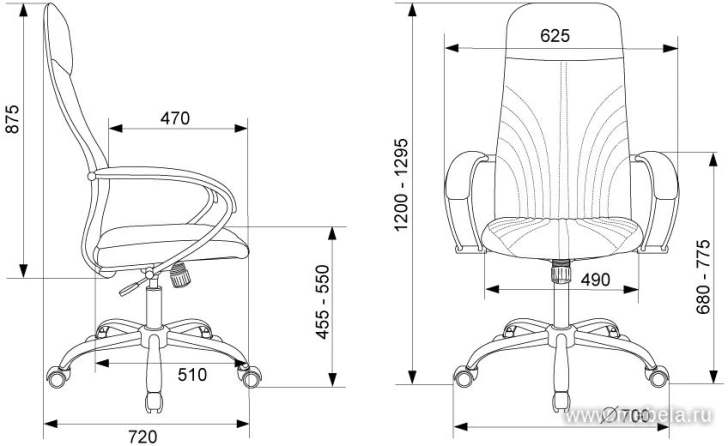 кресло CH-610SL