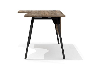 Стол эргономичный на металлокаркасе (левый)